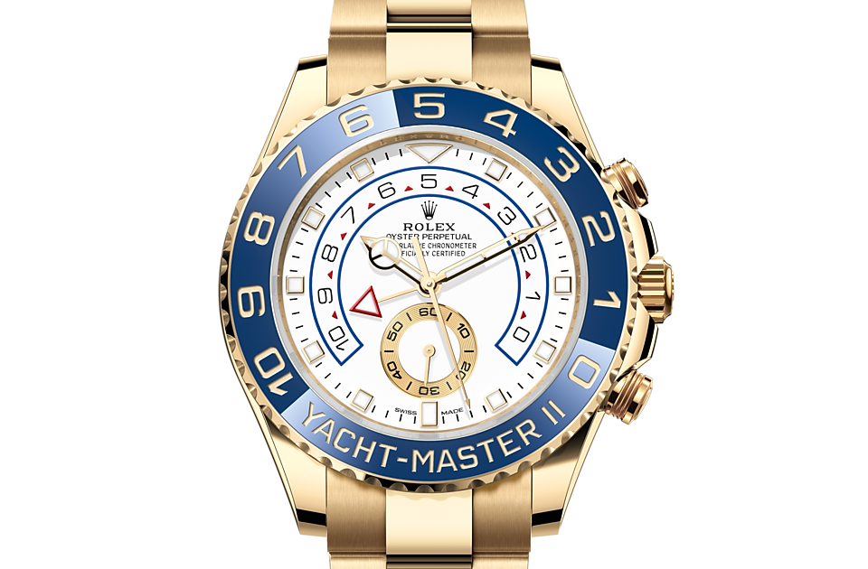 Rolex Yacht-Master II Oyster, 44 mm, yellow gold m116688-0002 at Royal de Versailles