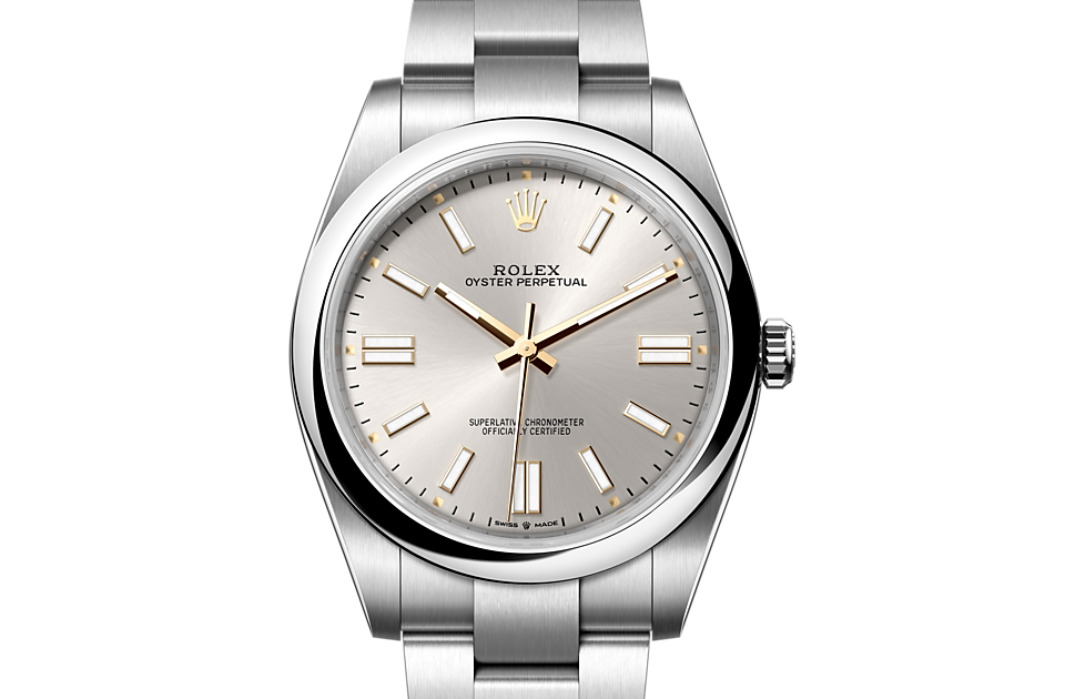 Rolex Oyster Perpetual 41 Oyster, 41 mm, Oystersteel m124300-0001 at Royal de Versailles
