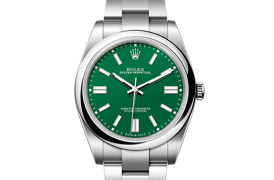 Rolex Oyster Perpetual 41 Oyster, 41 mm, Oystersteel m124300-0005 at Royal de Versailles
