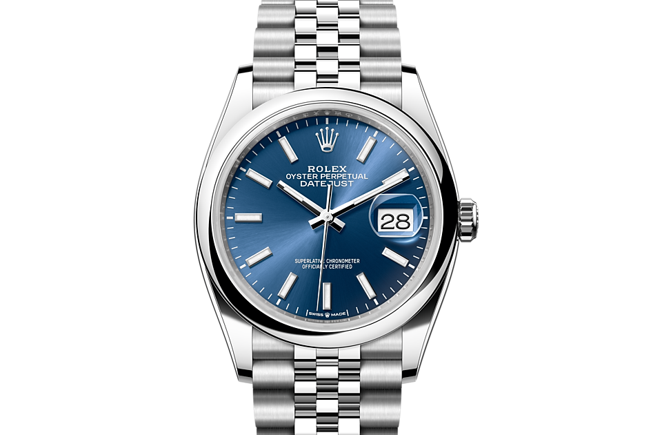 Rolex Datejust 36 Oyster, 36 mm, Oystersteel m126200-0005 at Royal de Versailles