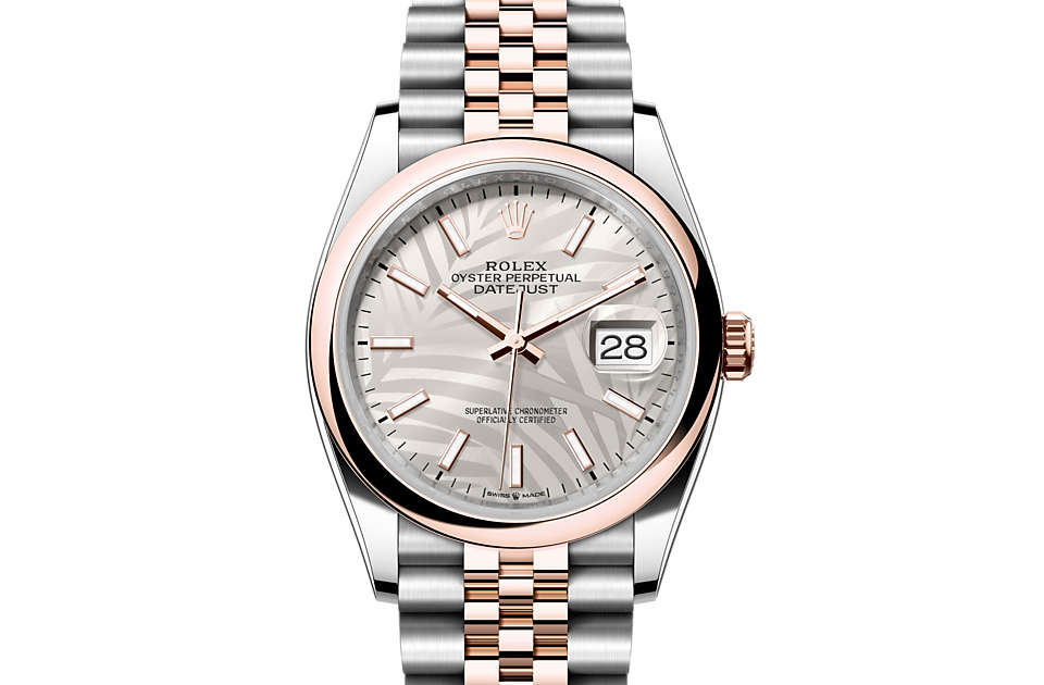 Rolex Datejust 36 Oyster, 36 mm, Oystersteel and Everose gold m126201-0031 at Royal de Versailles