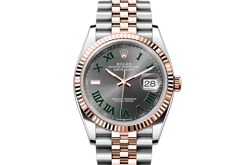Rolex Datejust 36 Oyster, 36 mm, Oystersteel and Everose gold m126231-0029 at Royal de Versailles