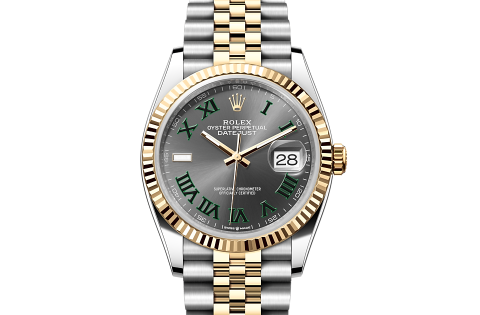 Rolex Datejust in Oystersteel and gold M126233 0035 Royal de
