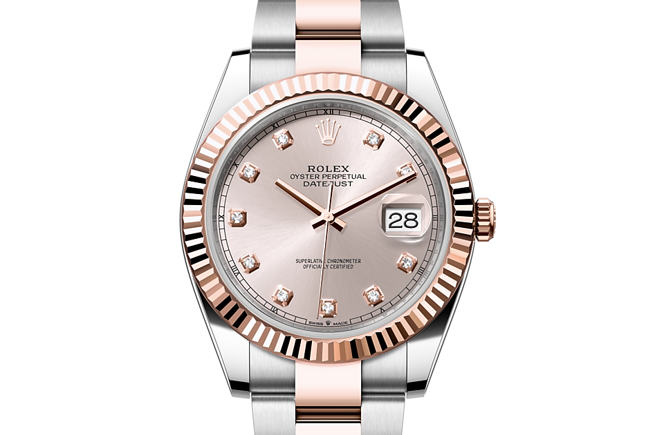 Rolex Datejust 41 Oyster, 41 mm, Oystersteel and Everose gold m126331-0007 at Royal de Versailles