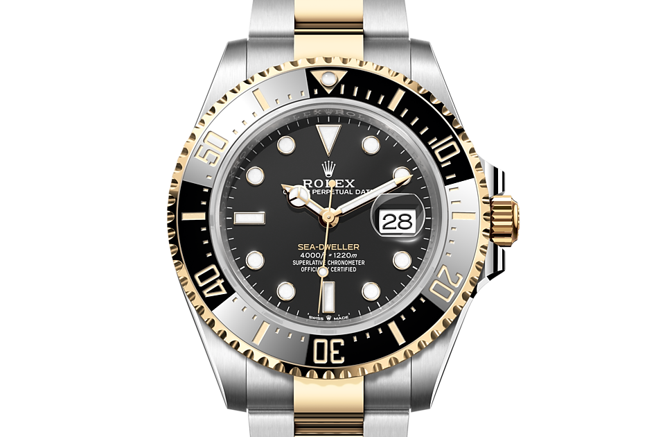 Rolex Sea-Dweller Oyster, 43 mm, Oystersteel and yellow gold m126603-0001 at Royal de Versailles