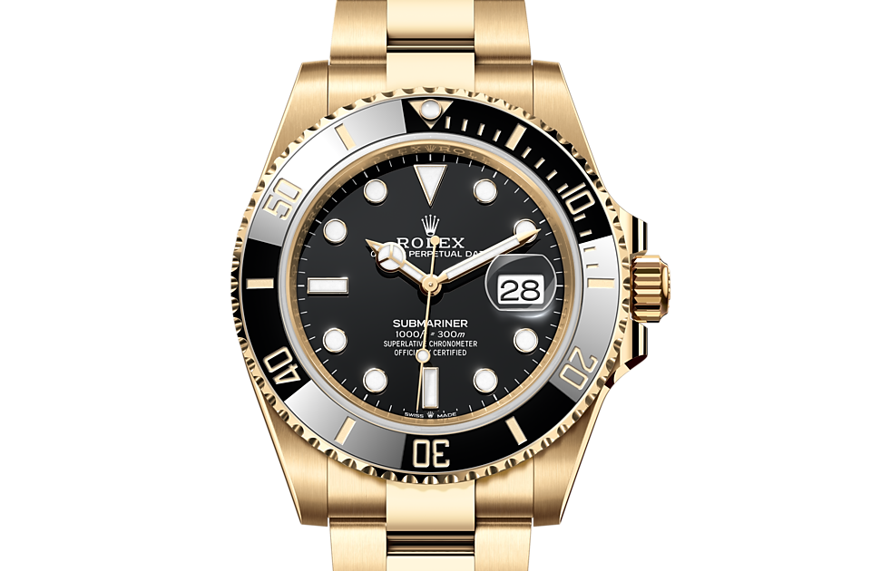 Rolex Submariner Date Oyster, 41 mm, yellow gold m126618ln-0002 at Royal de Versailles