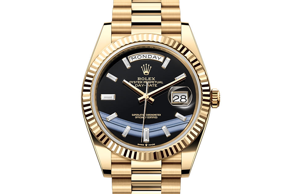 Rolex Day-Date 40 Oyster, 40 mm, yellow gold m228238-0059 at Royal de Versailles