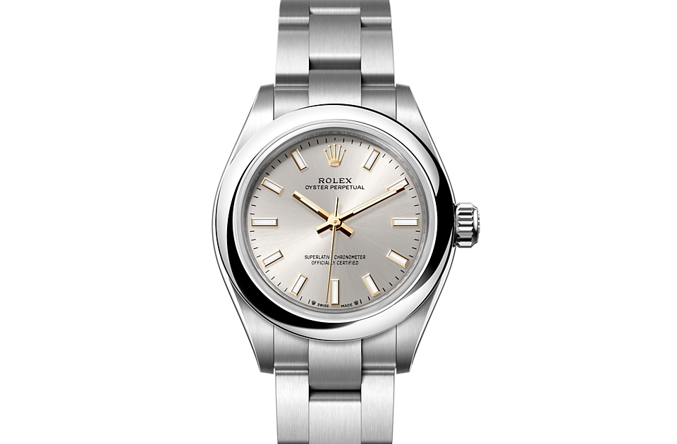 Rolex Oyster Perpetual 28 Oyster, 28 mm, Oystersteel m276200-0001 at Royal de Versailles