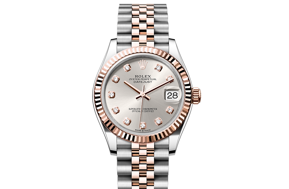 Rolex Datejust 31 Oyster, 31 mm, Oystersteel and Everose gold m278271-0016 at Royal de Versailles