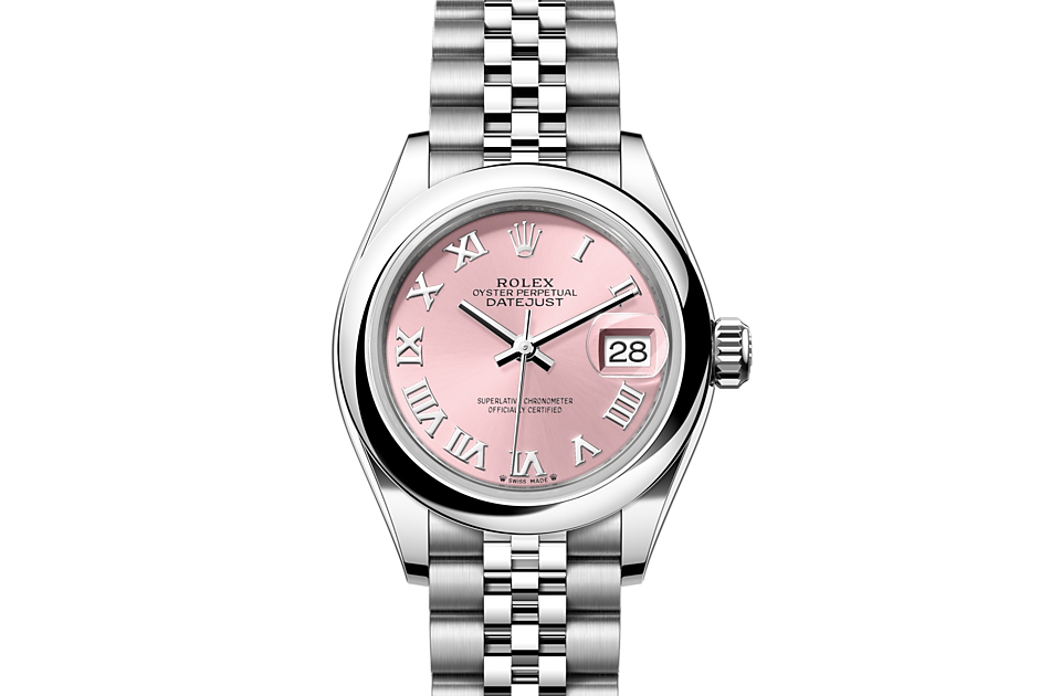 Rolex Lady-Datejust Oyster, 28 mm, Oystersteel m279160-0013 at Royal de Versailles