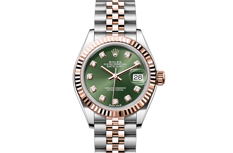Rolex Lady-Datejust Oyster, 28 mm, Oystersteel and Everose gold m279171-0007 at Royal de Versailles