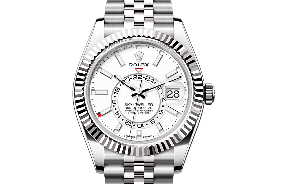Rolex Sky-Dweller Oyster, 42 mm, Oystersteel and white gold m336934-0004 at Royal de Versailles