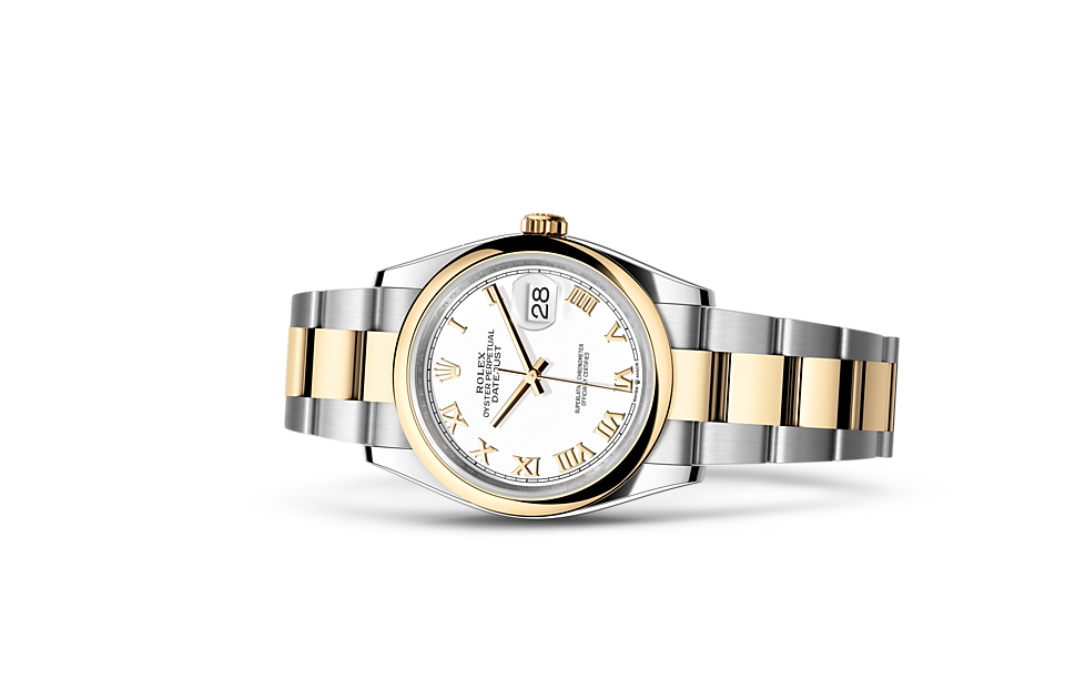 Rolex Datejust 36 Oyster, 36 mm, Oystersteel and yellow gold m126203-0030 at Royal de Versailles