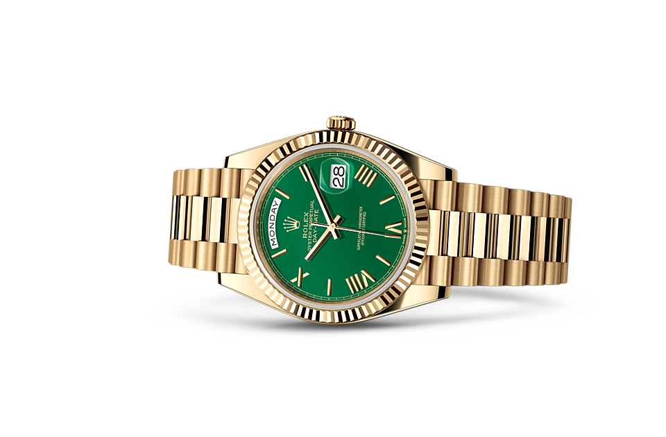 Rolex Day-Date 40 Oyster, 40 mm, yellow gold m228238-0061 at Royal de Versailles