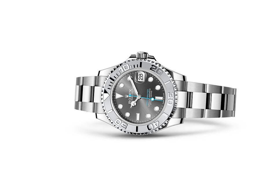 Rolex Yacht-Master 37 Oyster, 37 mm, Oystersteel and platinum m268622-0002 at Royal de Versailles
