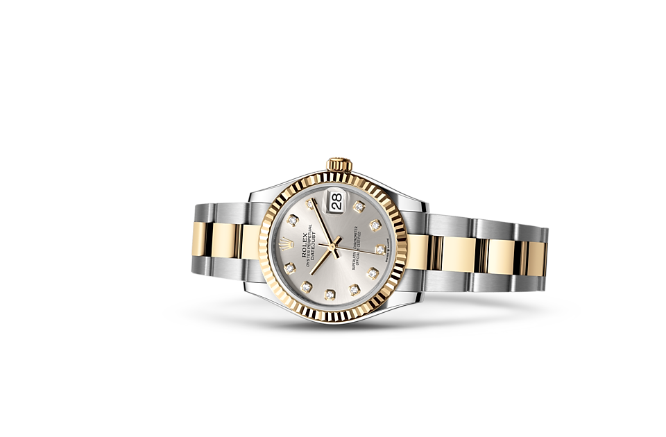 Rolex Datejust 31 Oyster, 31 mm, Oystersteel and yellow gold m278273-0019 at Royal de Versailles