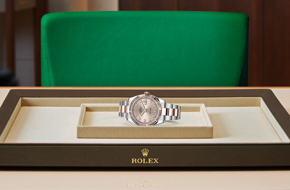 Rolex Datejust 41 Oyster, 41 mm, Oystersteel and Everose gold m126331-0007 at Royal de Versailles