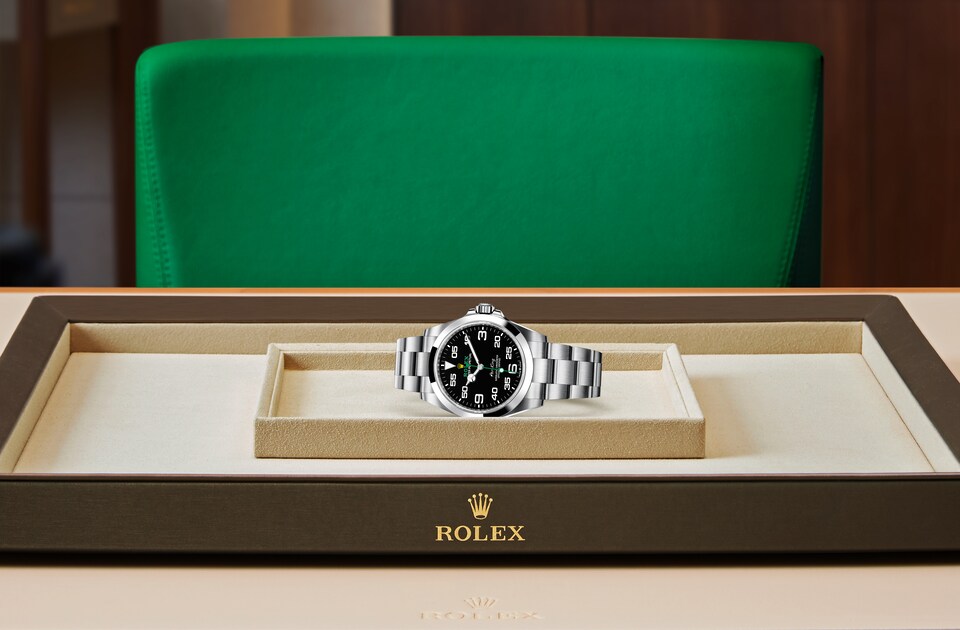 Rolex Air-King Oyster, 40 mm, Oystersteel m126900-0001 at Royal de Versailles