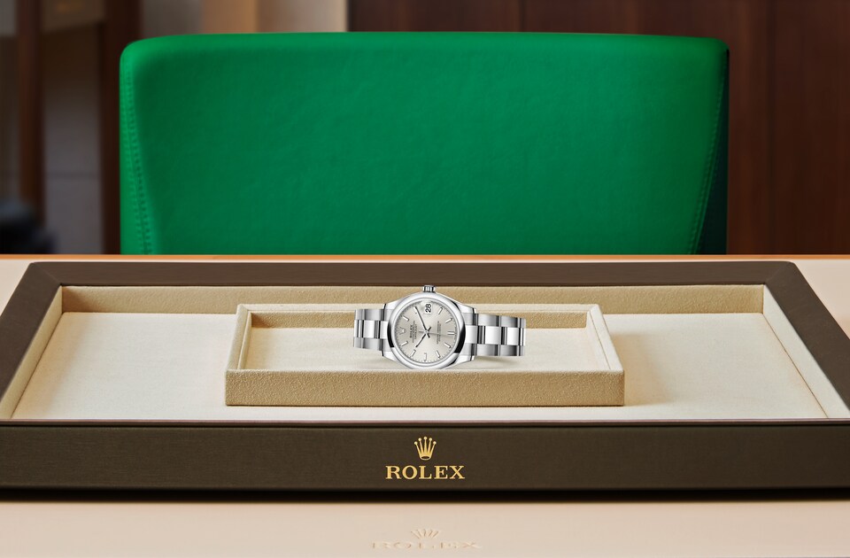 Rolex Datejust 31 Oyster, 31 mm, Oystersteel m278240-0005 at Royal de Versailles