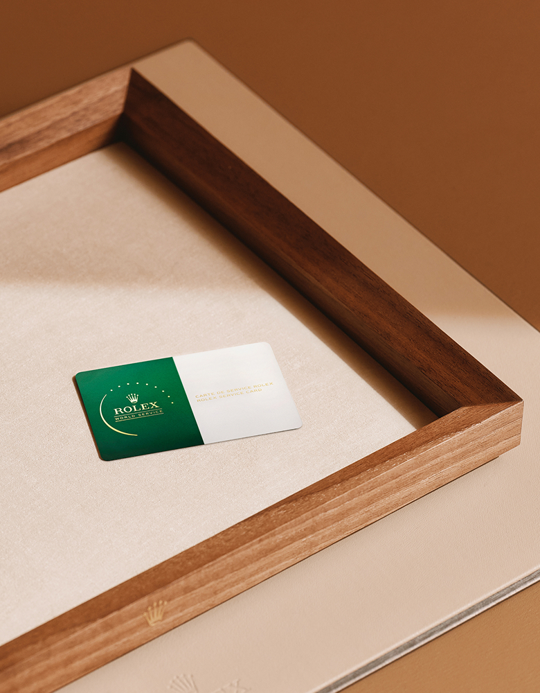 Rolex two-year service guarantee card