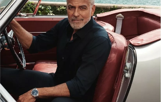 George Clooney and Hyun Bin Wear The OMEGA Speedmaster ’57